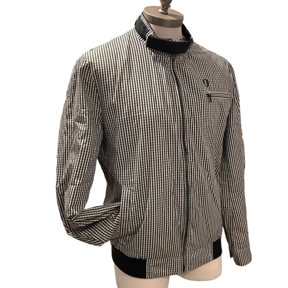 Ben Sherman Check Bomber/Golf Jacket - Picture 2 of 15